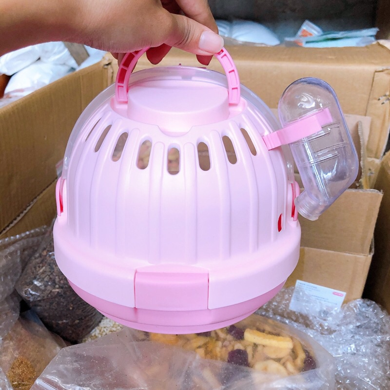 lồng ufo xách tay, du lịch cho hamster