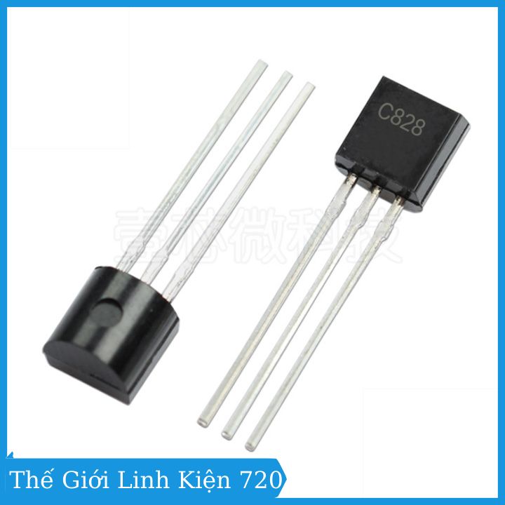 Bộ 10 C828 TO-92 transistor NPN điện áp 25V 0.1A