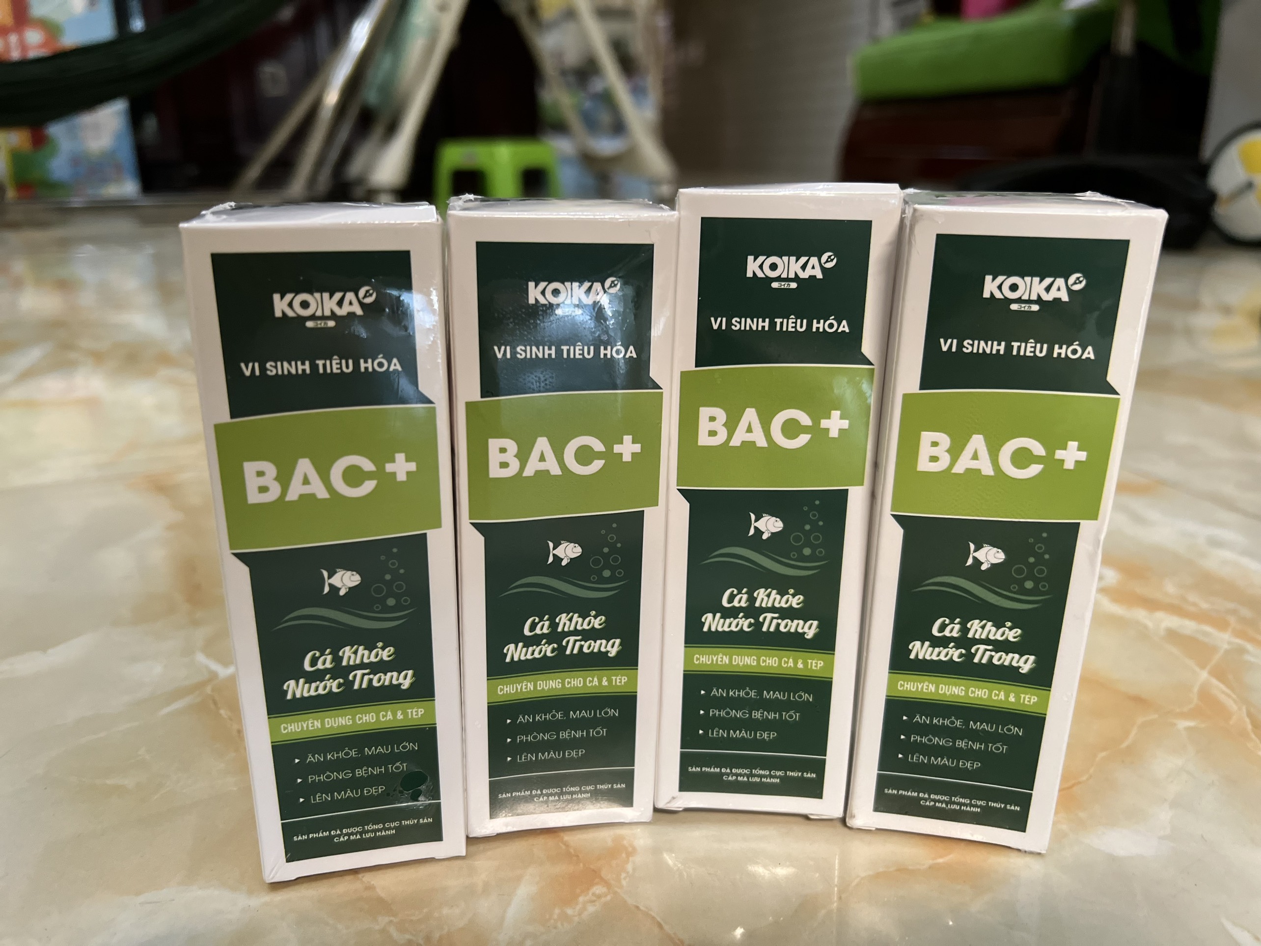 Vi sinh tiêu hóa KOIKA BAC+ (105ml) - Giúp tiêu hóa tốt cho cá cảnh