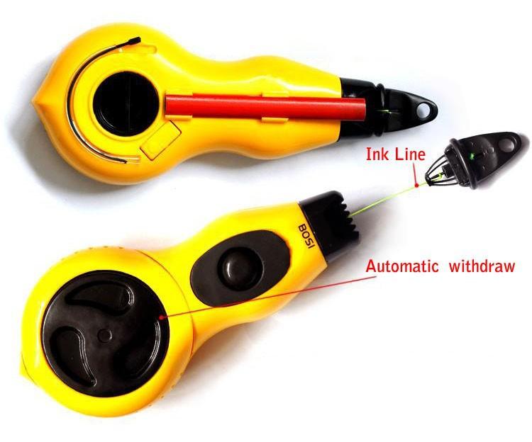 Dụng cụ bật mực,búng mực Bosi dây 15mm tự động