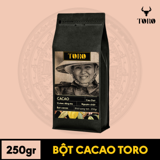 Bột Cacao TORO 250gr - Nguyên chất thơm ngon - Không pha trộn hương liệu - [TORO FARM] thumbnail