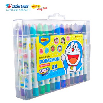 Bút sáp vặn 24 màu Thiên Long Colokit TCR-C009/DO