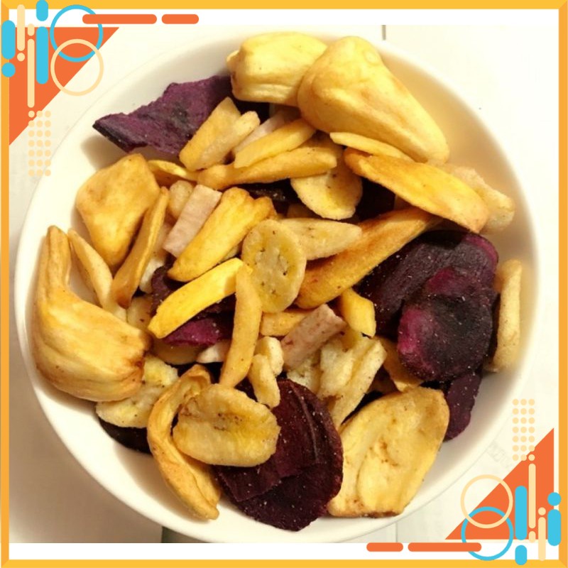 2kg trái cây sấy thập cẩm vỡ
