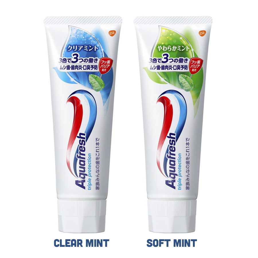 [MẪU MỚI] Kem đánh răng Aquafresh nội địa Nhật 140g