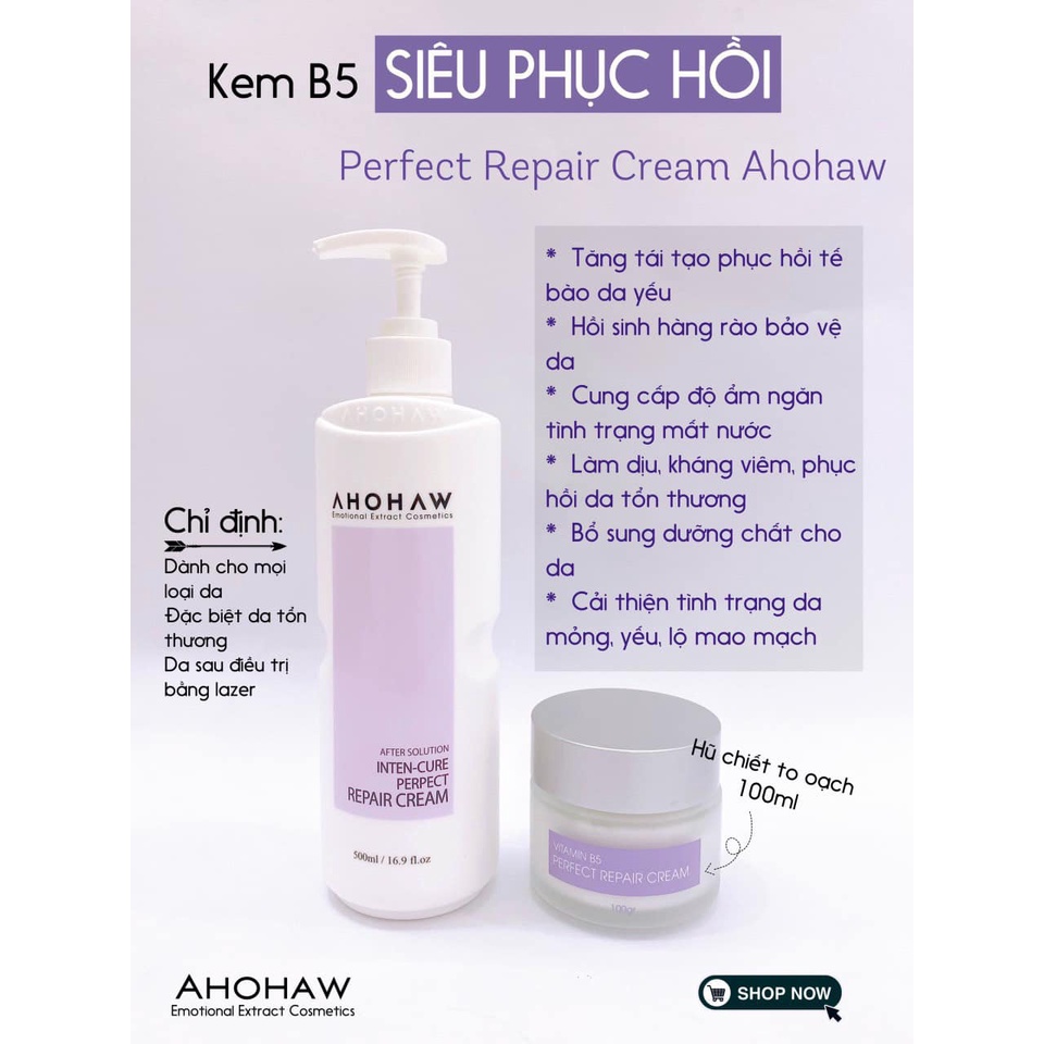 Kem Dưỡng Siêu Phục Hồi Da  Ahohaw