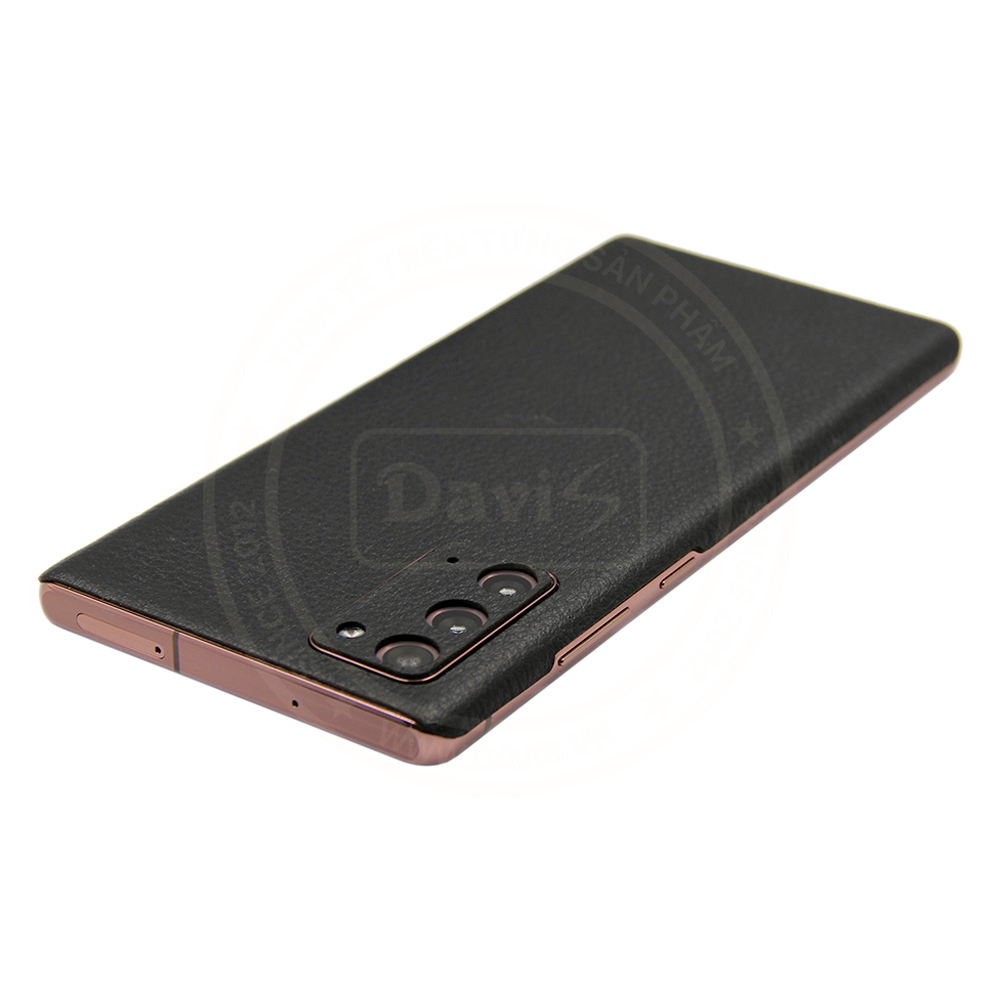 Dán da điện thoại Galaxy Note 20, làm từ da thật cao cấp - Chính hãng Davis