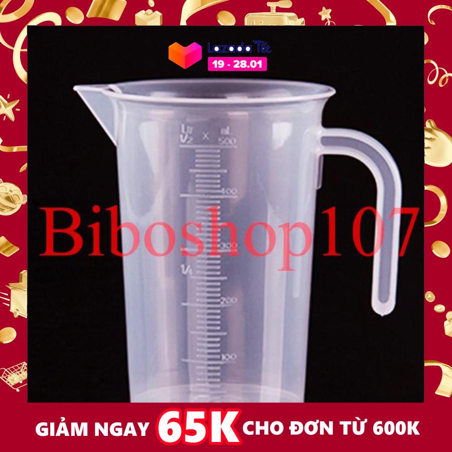 Ca đong nhựa chia định lượng 500ml (mẫu mới)