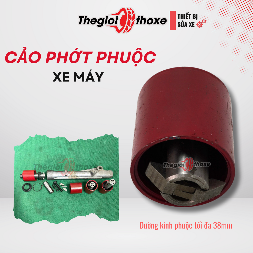 Cảo phốt phuộc (phớt giảm sóc) xe máy chuyên dụng (dùng cho các loại phuộc trước) | Thế Giới Thợ Xe