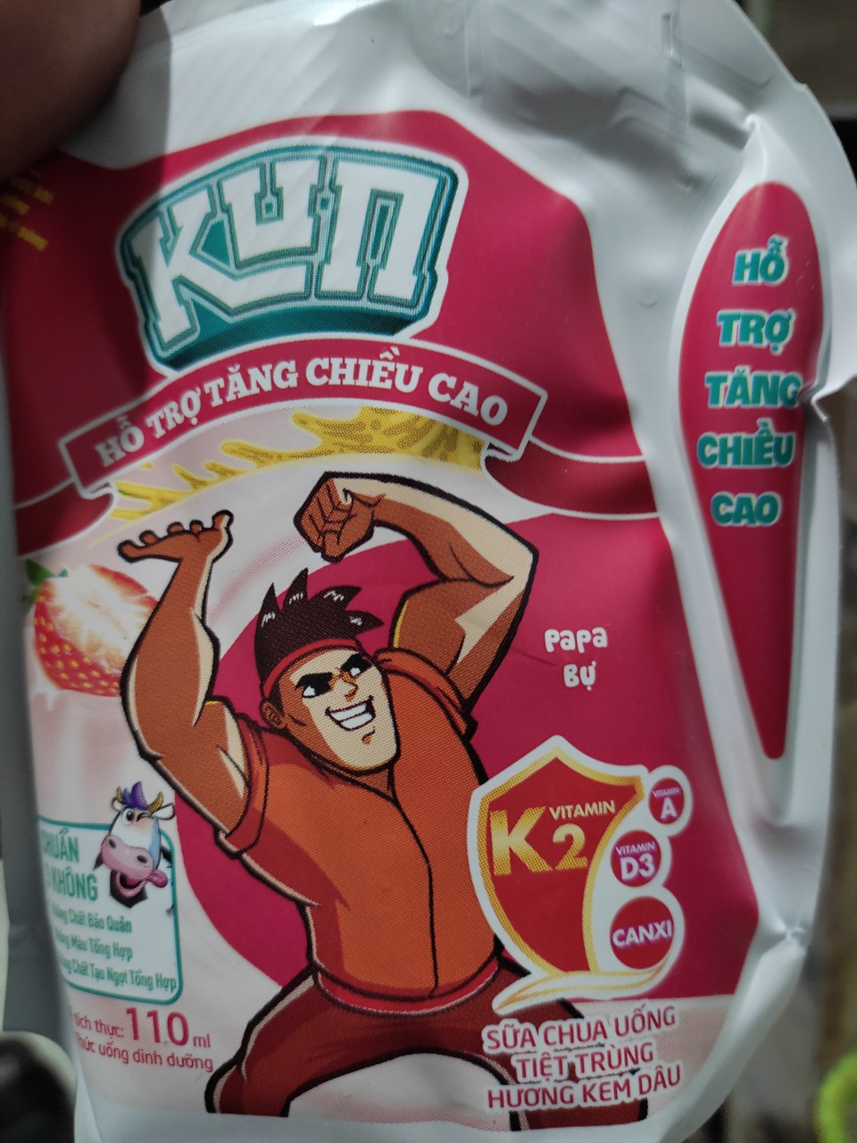 Combo 6 túi sữa chua uống LiF Kun 110ml bade