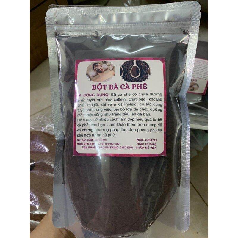500gr bột bã cafe tắm trắng tẩy da chết.