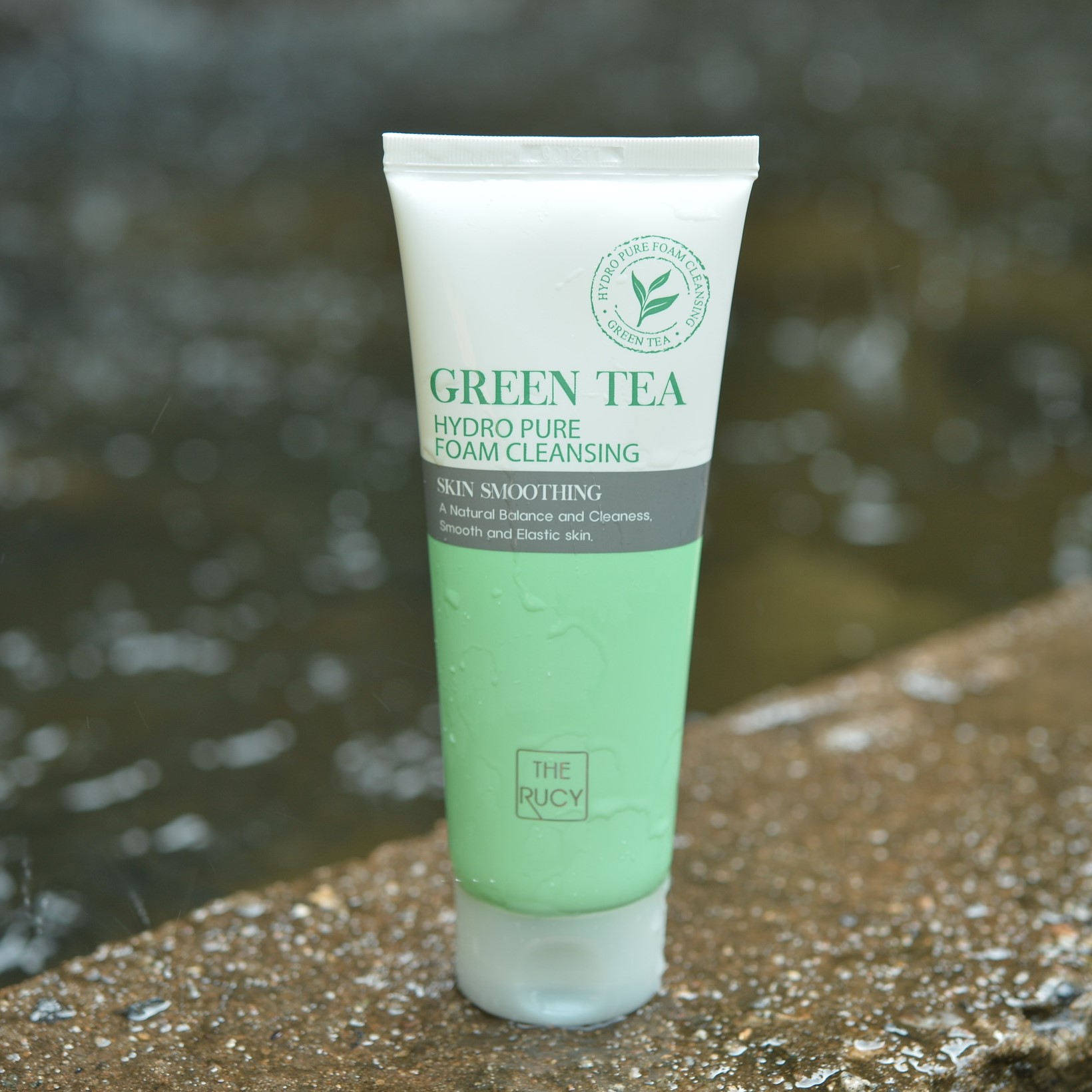 Bộ sản phẩm làm sạch và chống nắng cao cấp The Rucy (Sữa rửa mặt trà xanh Hydro Pure Foam Cleansing Green Tea 150ml Và Kem Chống Nắng Vật Lý The Rucy Super Uv Suncream SPF 50+/PA+++)