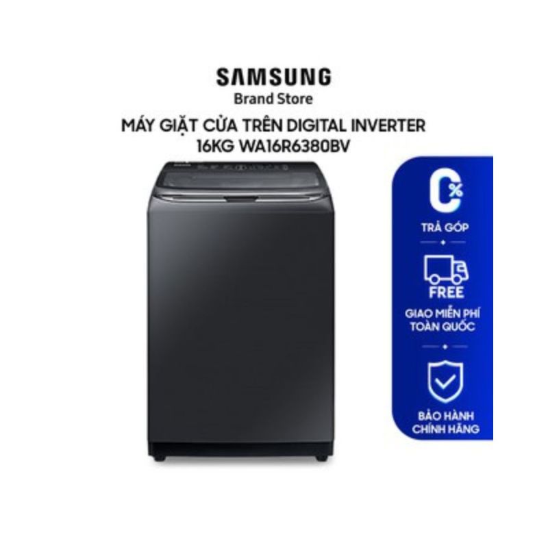 [Trả góp 0%] Máy Giặt Cửa Trên Samsung Digital Inverter 22kg WA22R8870GV chính hãng