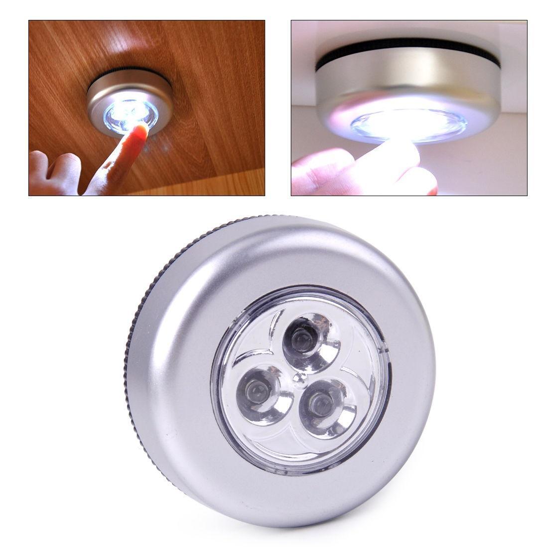 ĐÈN LED CHẠM SÁNG DÁN TƯỜNG - ĐÈN 3 BÓNG SIÊU SÁNG