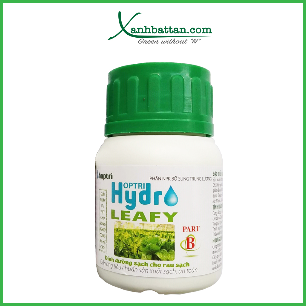 Dung Dịch Thủy Canh Rau Ăn Lá Hydro Leafy 2 Chai AB