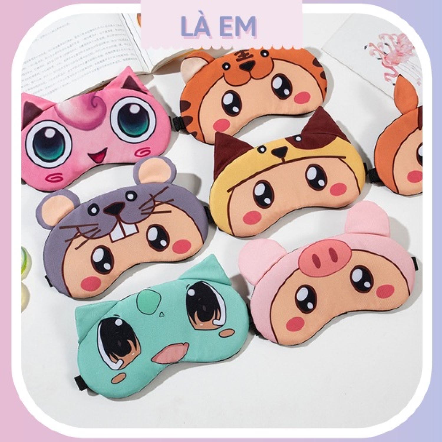 Bịt Mắt Che Mắt Ngủ Hình Thú cute