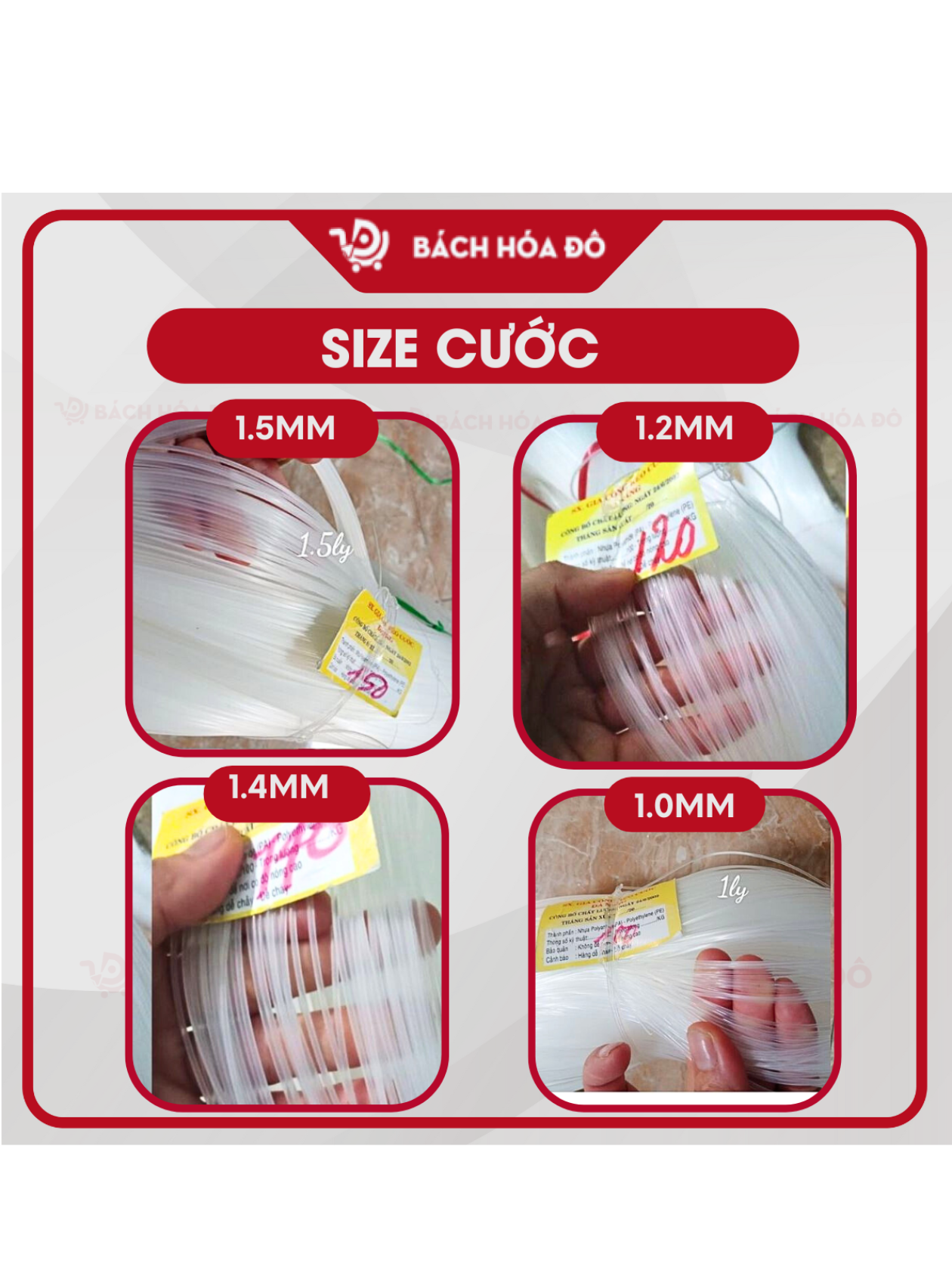 [ 1ly~3;5ly - 0.5kg]  Cước Đúc , Dây Cước Thả Diều