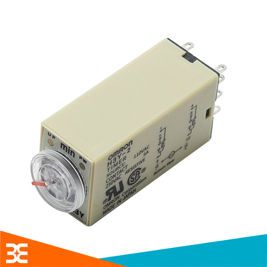 Relay Thời Gian Timer Omron H3Y-2 8P 110VAC