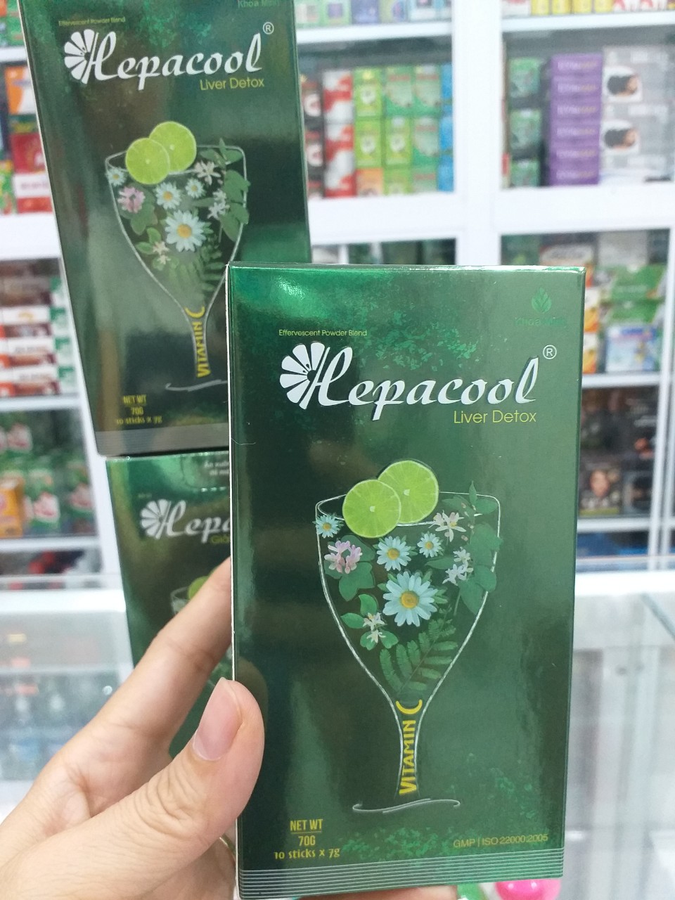[HCM]Bột sủi thanh nhiệt HEPACOOL mát tức thì
