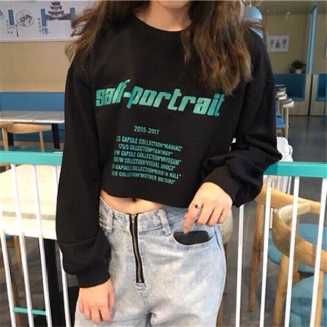 Áo Thun Tay Dài Croptop Salf