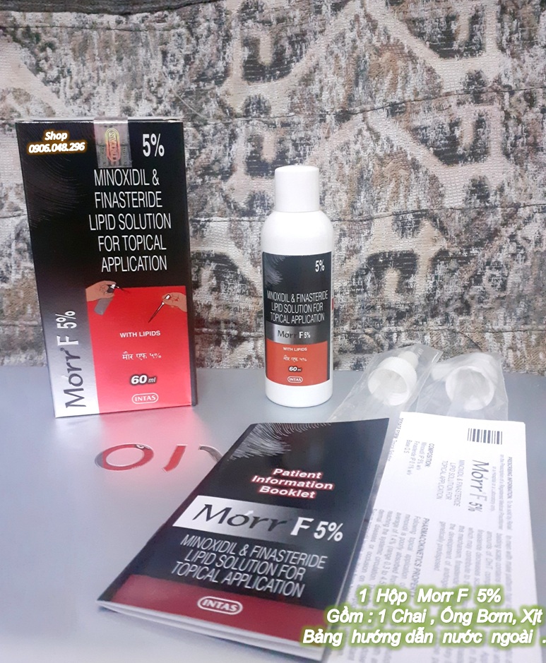 Morr F5 minoxidil 5% giúp mọc tóc