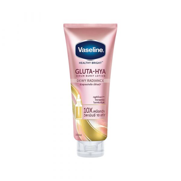 [HCM]DƯỠNG THỂ VASELINE HEALTHY BRIGHT GLUTA-HYA SERUM BURST UV LOTION 330ML