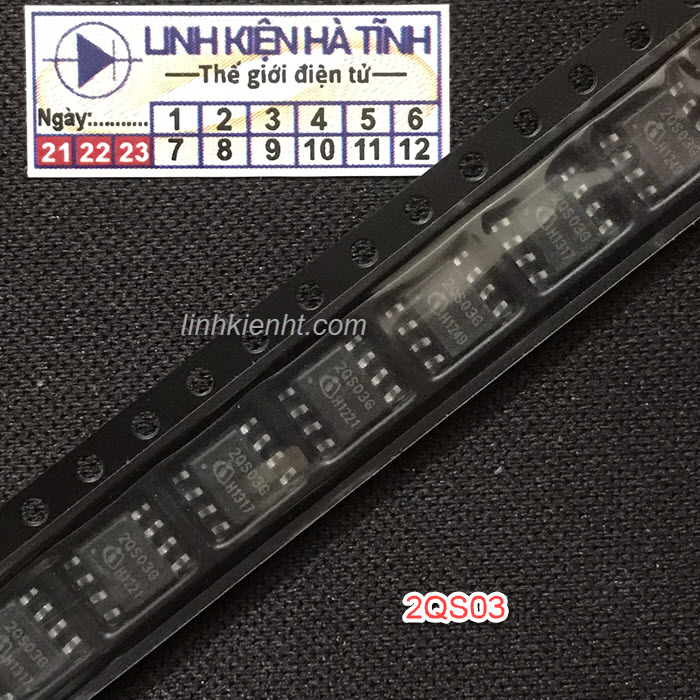 Linh kiện ic nguồn ice2qs03 ​​2qs03g 2qs03 ​​sop-7 mới