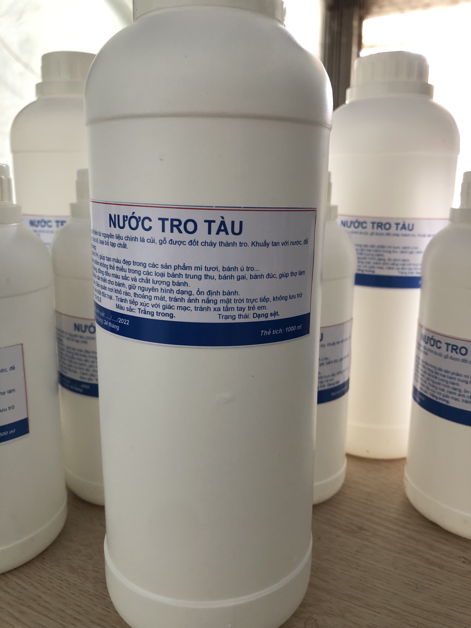 Nước tro tàu 1000ml (free công thức làm bánh tro, bánh ú tro)
