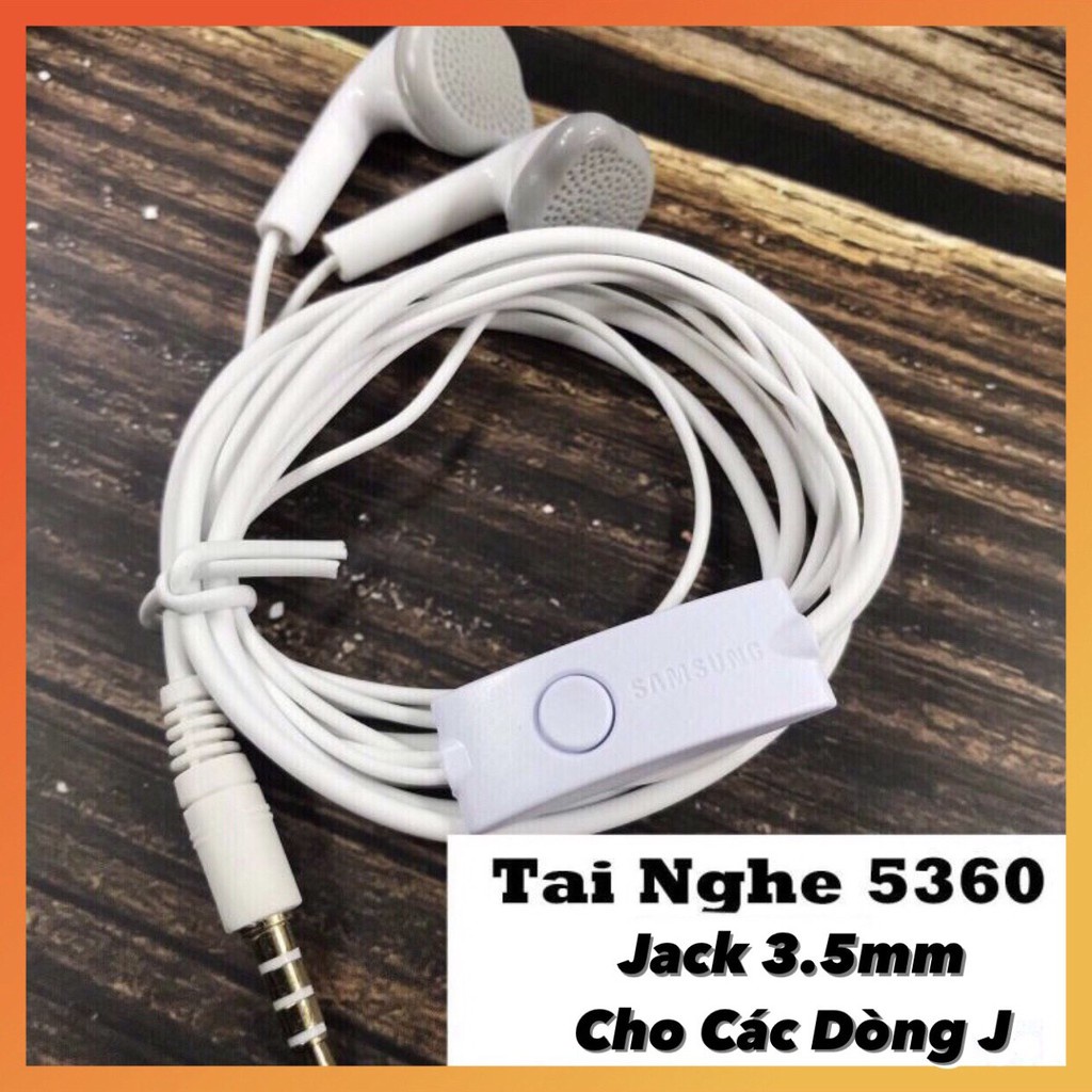 Bảo hành 12 tháng  Tai Nghe Điện Thoại Có Dây Giá Rẻ Samsug J7 jack 3.5 có mic thoại - Hỗ trợ bảo hành 1 đổi 1 toàn quốc