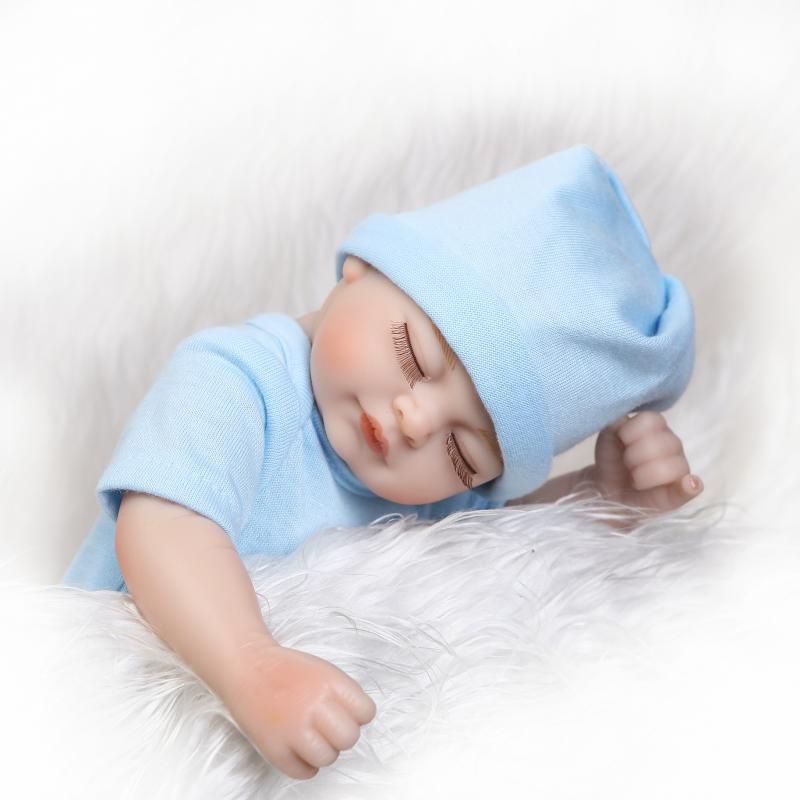 ◕⊙❦ Búp Bê Em Bé Sơ Sinh Bằng Silicone 10 / 25cm