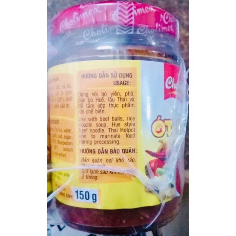 (MẪU MỚI) Ớt sa tế/Ớt khô sa tế Cholimex hũ (100-150g)