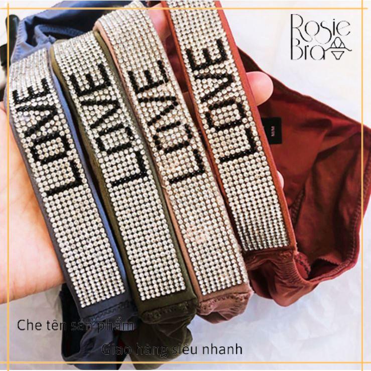 Quần lót lụa đính đá sexy love P313