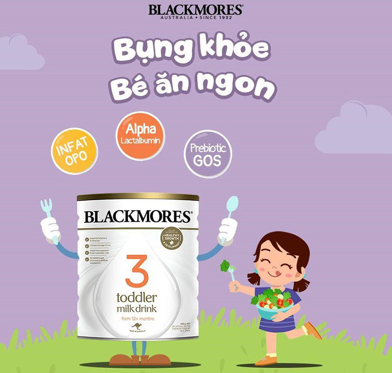Mua sữa kèm quà sữa blackmores số 3