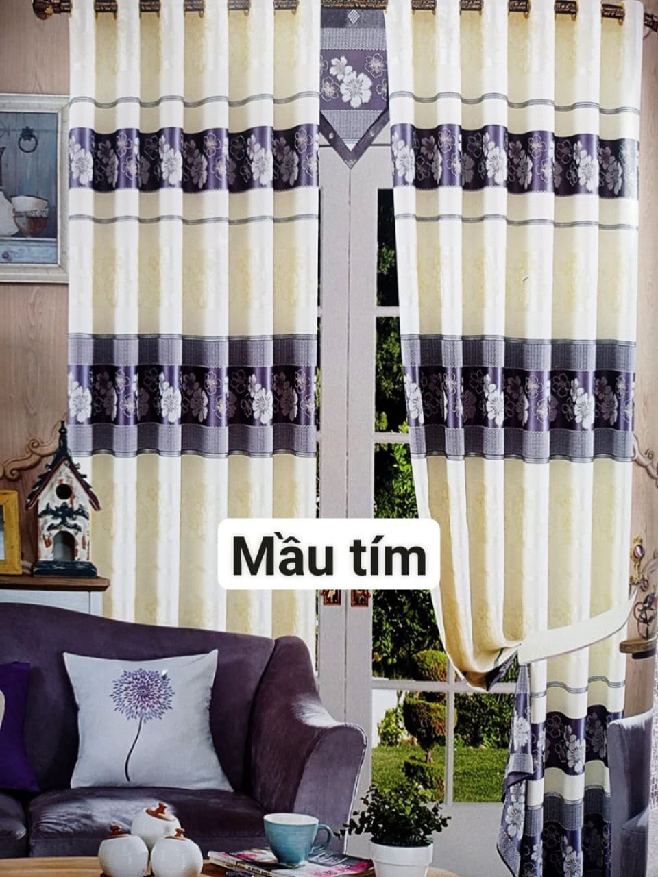 [HCM]Rèm Cửa Giá Rẻ Ngang 2m cao 2m7