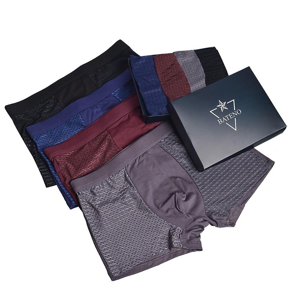 Combo 4 quần sịp nam thông hơi