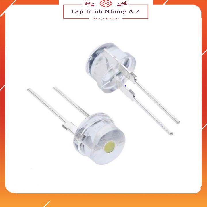 [Lập Trình Nhúng A-Z][159] LED Trắng Siêu Sáng F8 8mm 0.5W