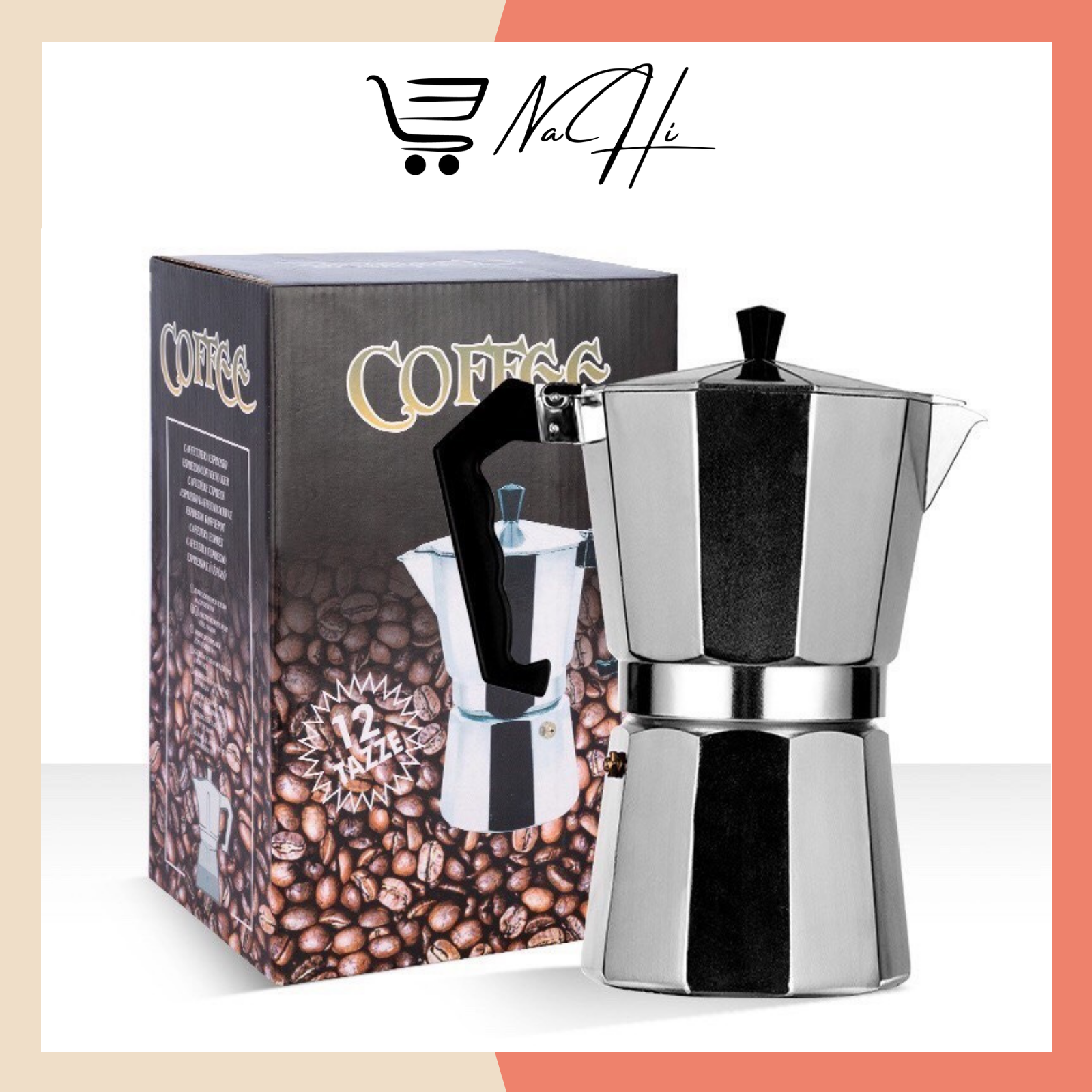 Ấm Pha Cà Phê Bialetti Moka 6cup 300ml