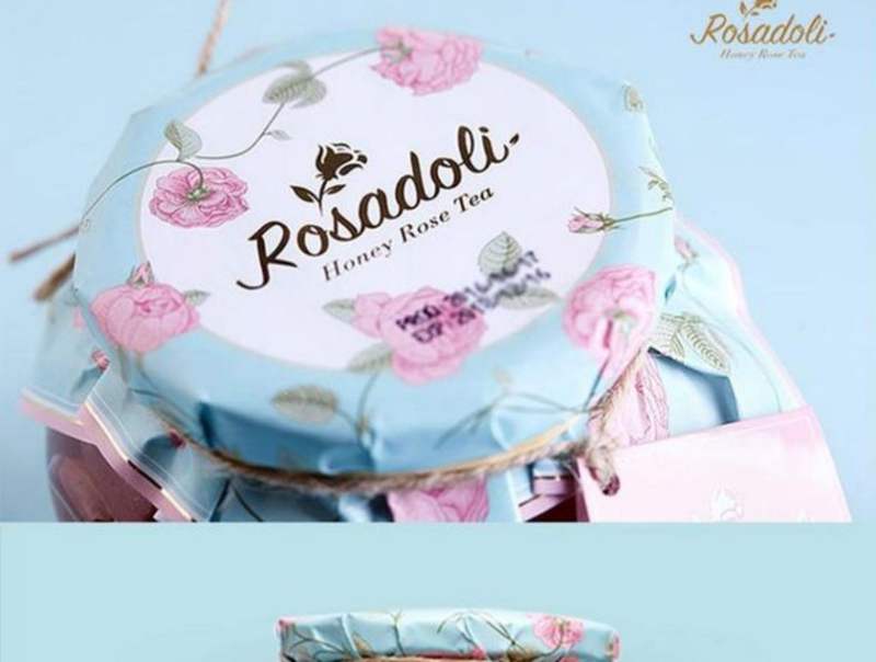 TRÀ HOA HỒNG MẬT ONG ROSADOLI 360g