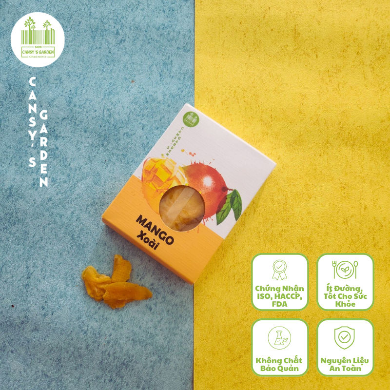 Xoài sấy dẻo - Soft Dried Mango 80gr