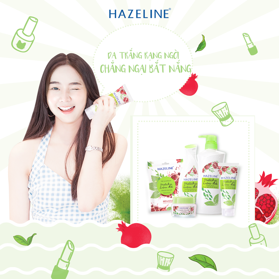 Combo 5 dây (tổng cộng 60 gói) sữa tắm Hazeline 4.5g