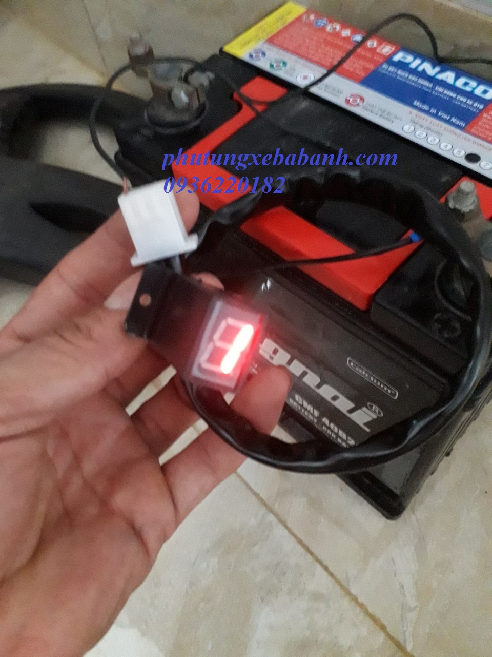 Đồng hồ báo số xe ba gác