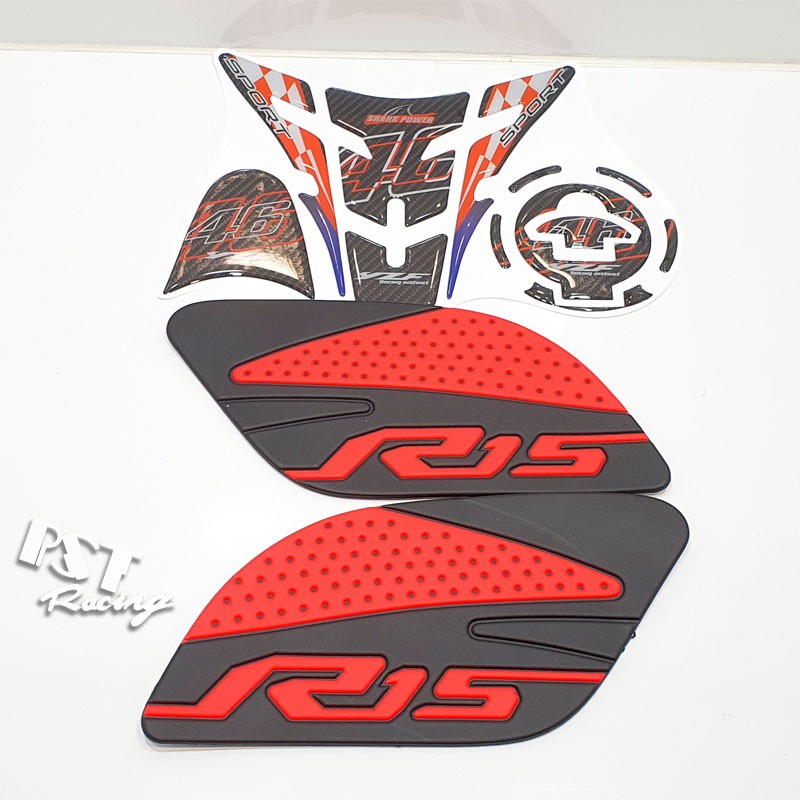 Combo of Stickers for Full R15V3 Fuel Tank
