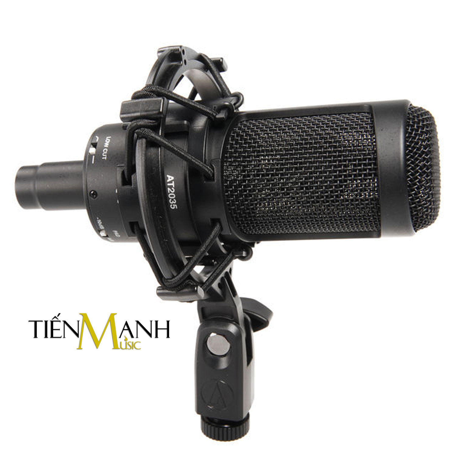 [Trả góp 0%] [Chính Hãng] Micro AT2035 Audio Technica Mic Thu Âm Phòng Studio Biểu Diễn Chuyên Nghiệp Microphone Cardioid AT-2035