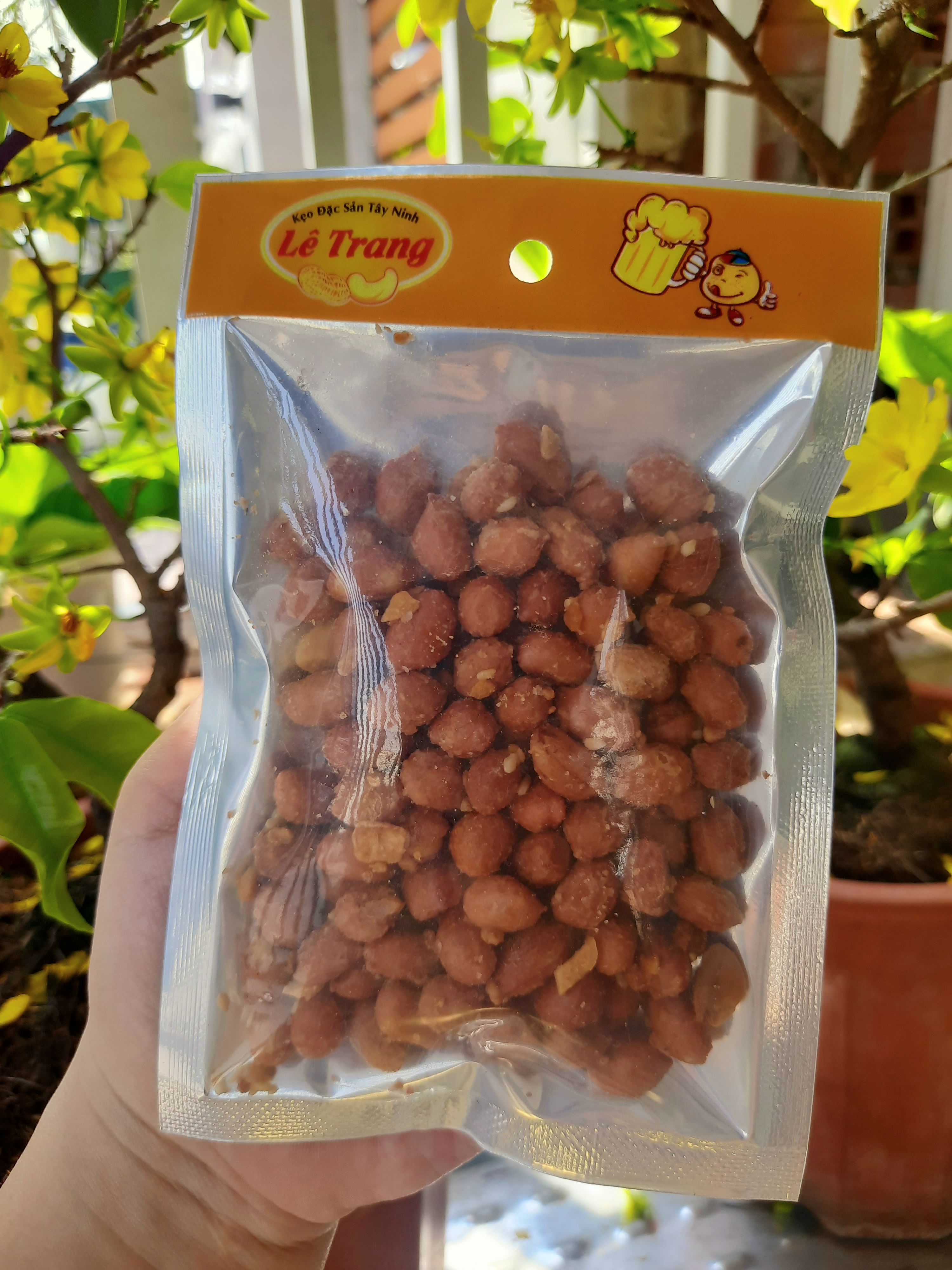 Đậu phộng rang muối tỏi ớt Lê Trang