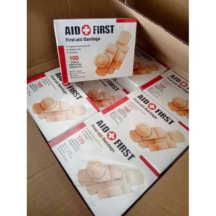 Hộp miếng dán vết thương - 100 miếng