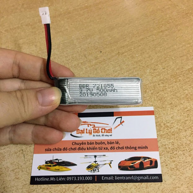 Pv977 pin 3.7v 450mah giành cho wltoys v977