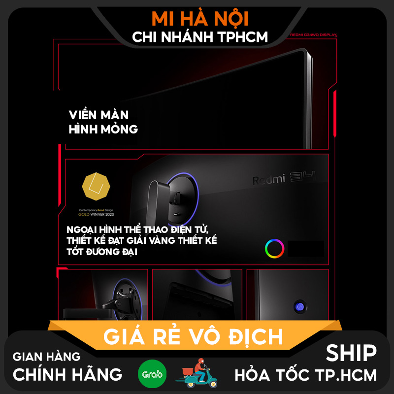 Màn hình cong Xiaomi Surface Display 34 inch 144Hz