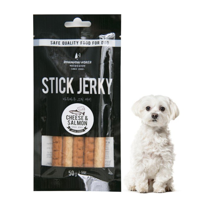 phô mai & cá hồi que 50gr Bowwow dành cho chó - T3 PETS SHOP