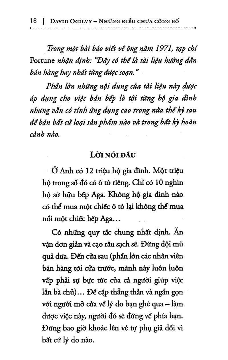 Sách - David Ogilvy - Những ĐIều Chưa Công Bố 99k