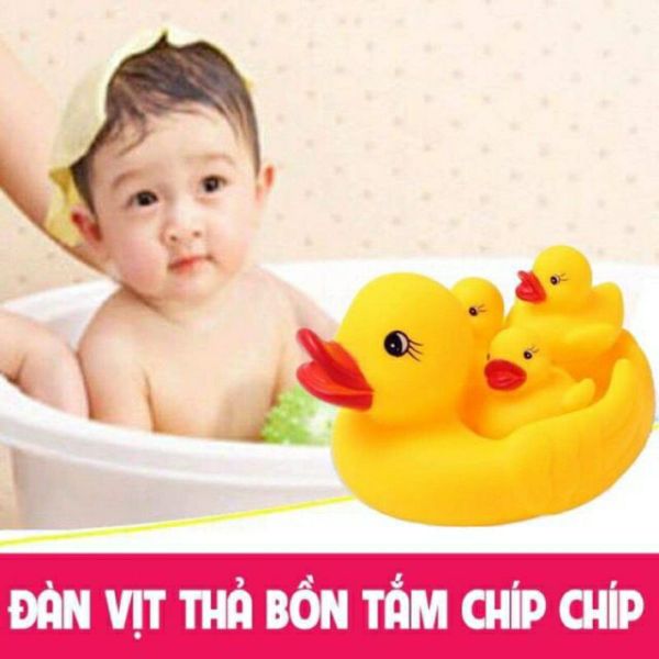 Đàn Vịt Thả Bồn Tắm Cho Bé Kêu Chip Chip (SP000077)