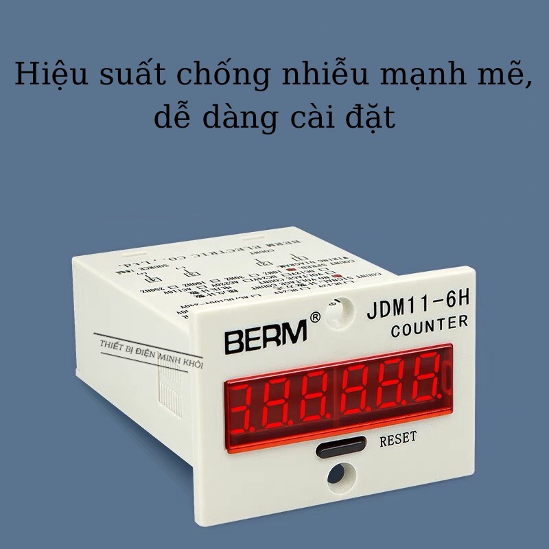 Bộ đếm số điện tử counter jdm11, máy đếm điện tử